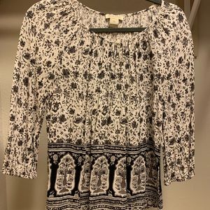 Lucky Brand bohemian blouse (S)